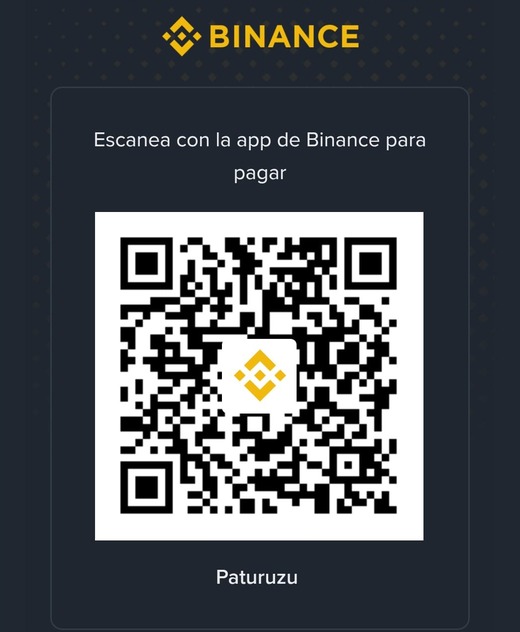 QR de Binance Pay para pagar optiMAX PRO